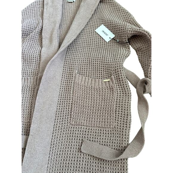 Jason Wu Chenille Knit Duster Cardigan Sweater in Lavendar Size Small - Picture 11 of 11